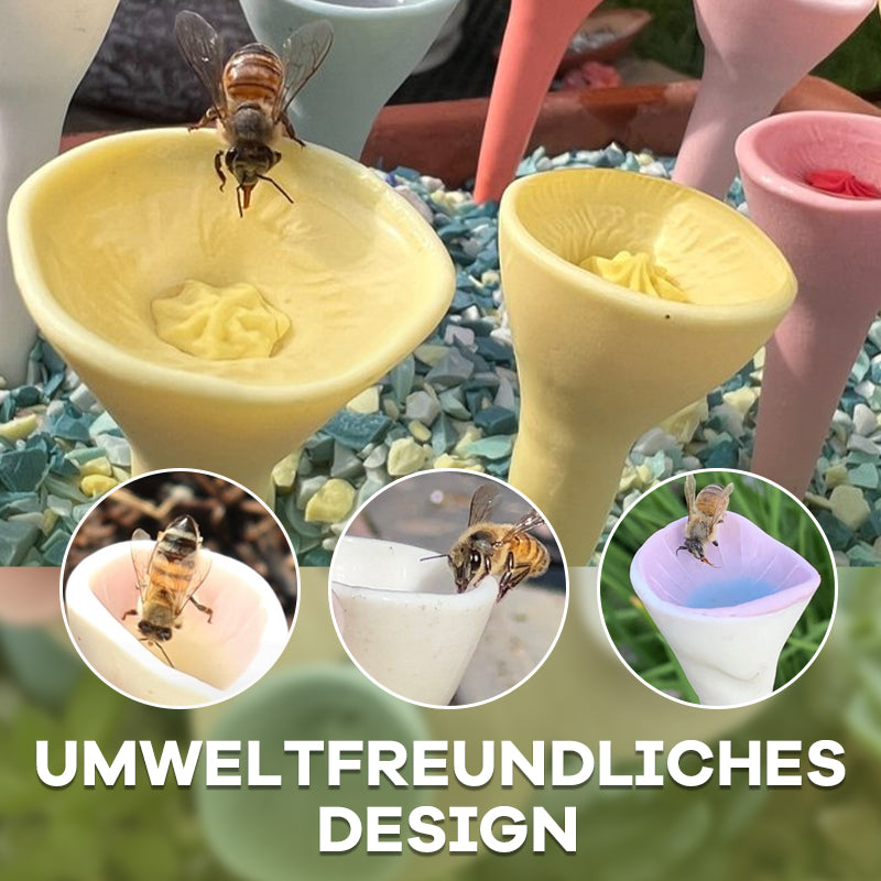 Handgefertigter Keramik-Bienen-Insekten-Trinkbecher