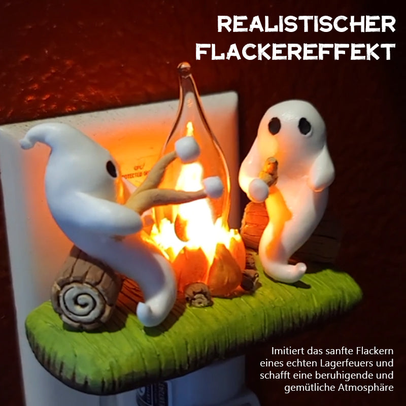 2024 Geister-Lagerfeuer-Flacker-Nachtlicht✨🔥👻