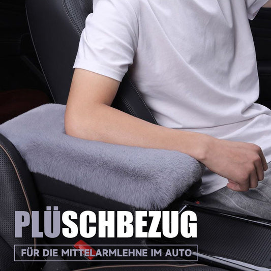 Nachgeahmter Rex-Kaninchen-Plüschbezug Für Die Mittelarmlehne Des Autos