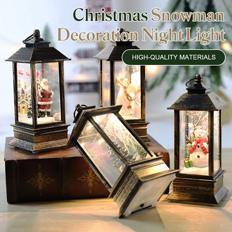 🎁 Weihnachts-Schneemann-Dekorations-Nachtlicht 🎄
