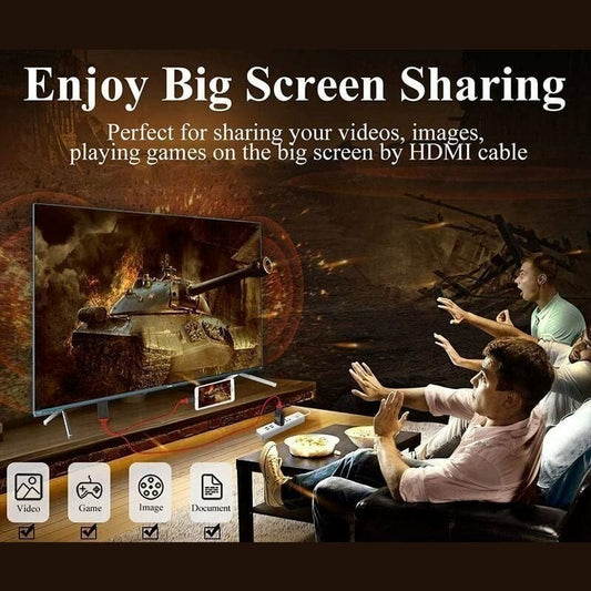 🔥BIG SALE - 40% OFF🔥 1080P No Lagging HDMI TV Kabel 📺📺Kein Netzwerk für Screen Casting erforderlich